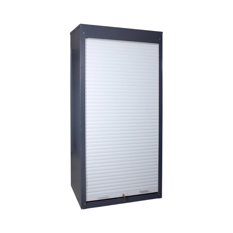 Heavy-Duty Steel Tool Cabinet with Tambour Door – Shelves & Pegboard Storage - 2100(H) x 1045(W) x 500(D) MM