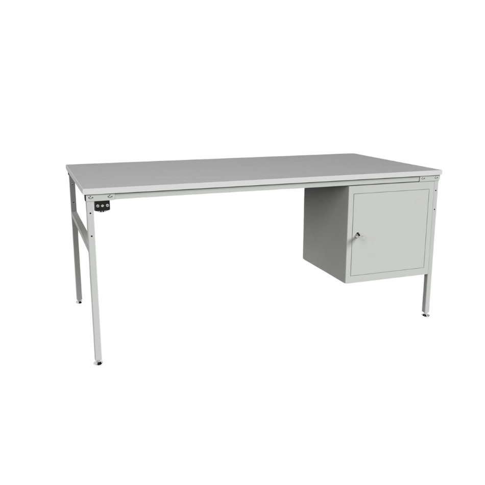 Heavy Duty ESD Workbench with Cabinet – Industrial Anti-Static Work Table