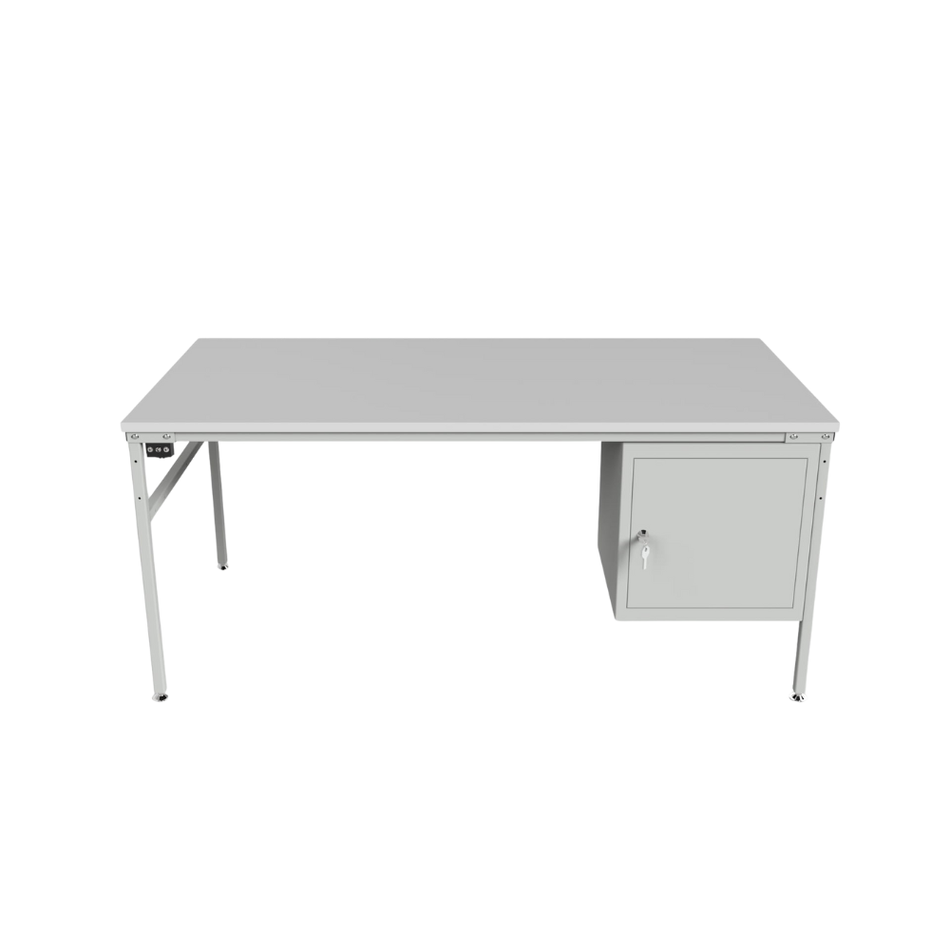 Heavy Duty ESD Workbench with Cabinet – Industrial Anti-Static Work Table