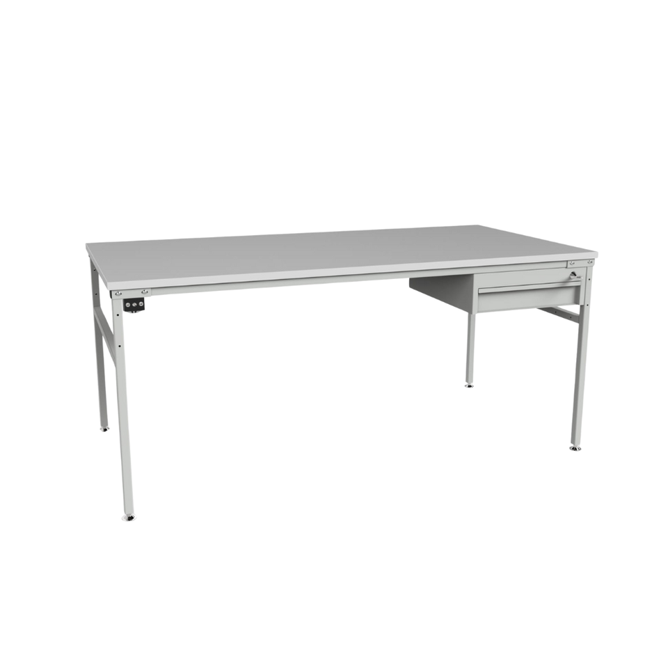 Heavy Duty ESD Workbench with Single Drawer – Industrial Anti-Static Bench