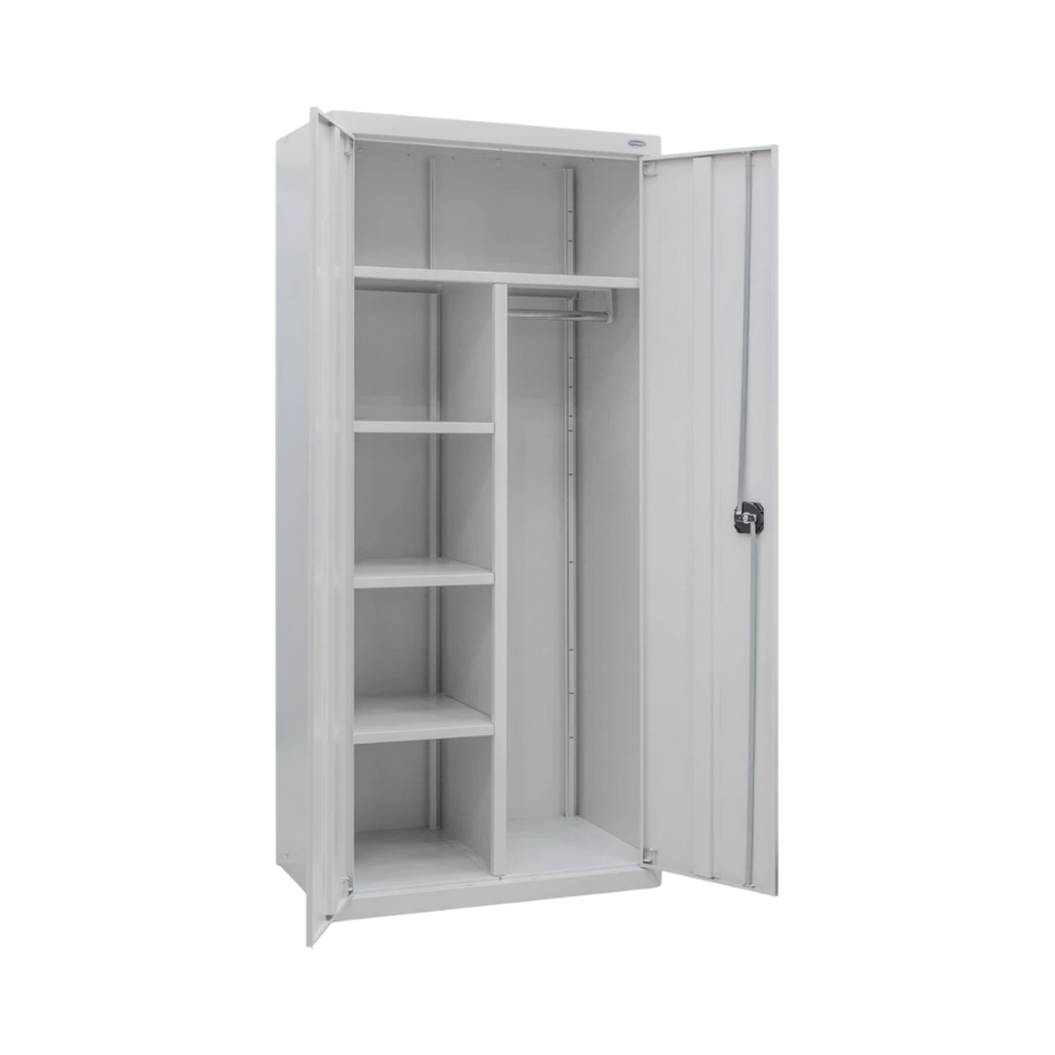 Lockable Wardrobe Office Cabinet - 1800(H) x 800(W) x 500(D) MM