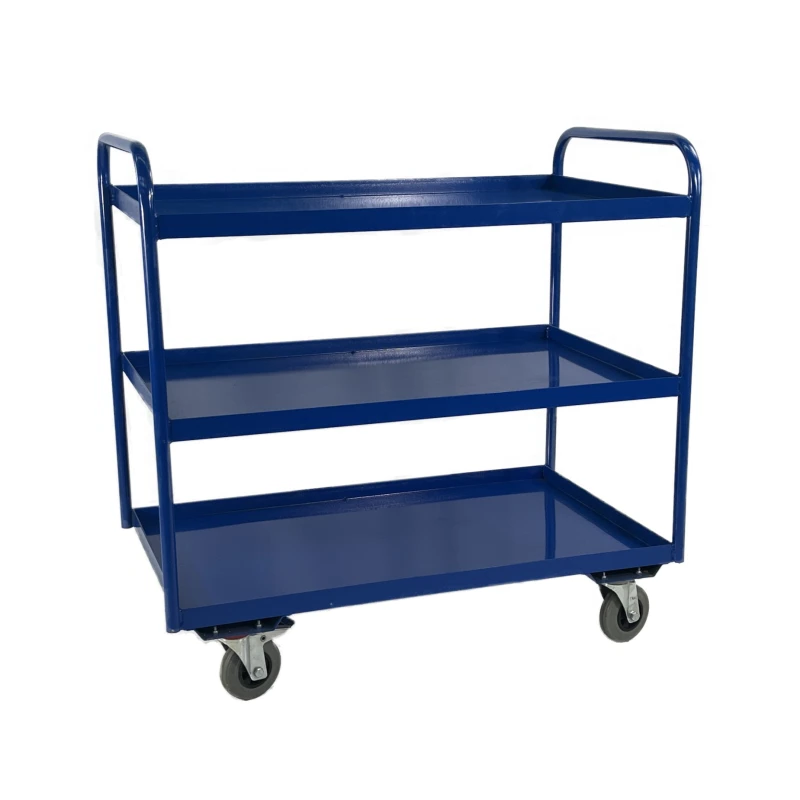 Warehouse Shelf Trolley – Mobile Industrial Storage & Transport